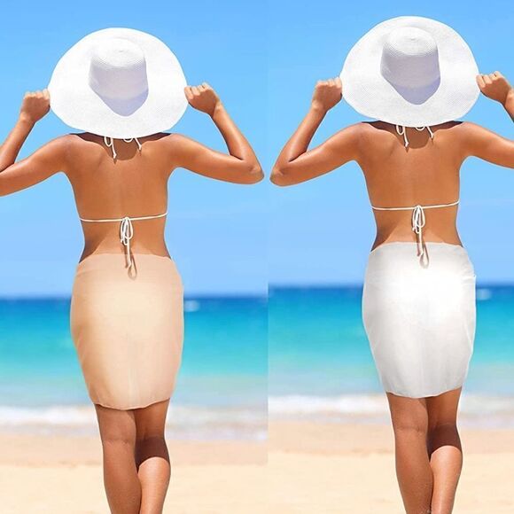 Set of 2 Beach Sarong Wraps - Picture 1 of 5